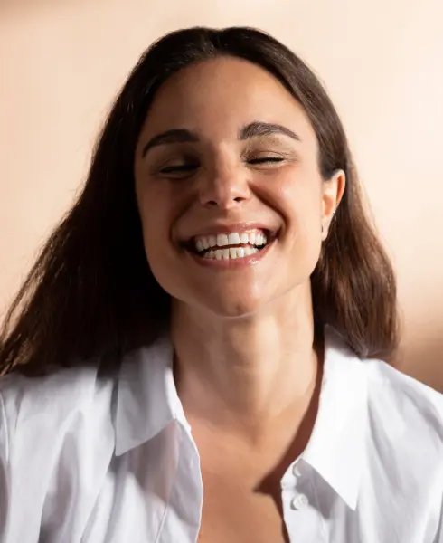 Woman Smiling With Healthy Gums 1